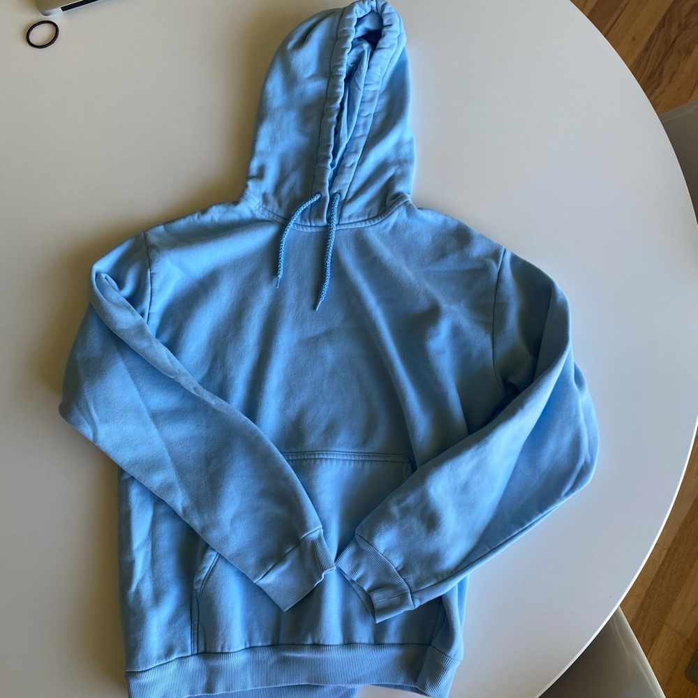Topshop Light Blue Hoodie | Size 10